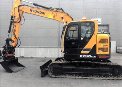 HX145lcr 14 tonn. Rotortilt, hydraulisk pigg.